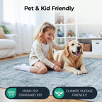 Vesper Collection · Blue Washable Area Rug