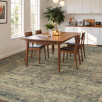 Vesper Collection · Brown Washable Area Rug